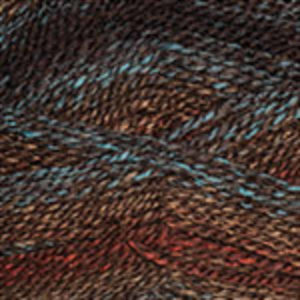 Everest YarnArt - коричневый/голубой 7046