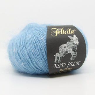 Kid SilkPaillette Felicita - голубая пролеска 9010