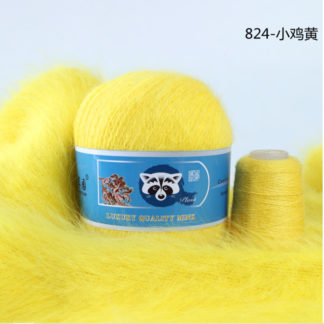 Mink Wool LMY - лимонный 824