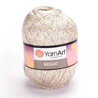 Bright YarnArt - бежевый/золото 101