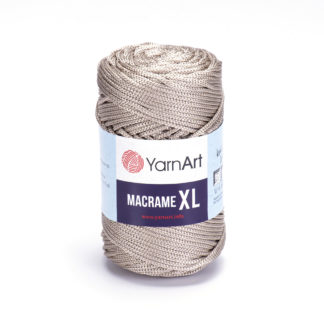 Macrame XL YarnArt - серебро 156