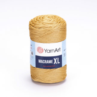 Macrame XL YarnArt - золото 155