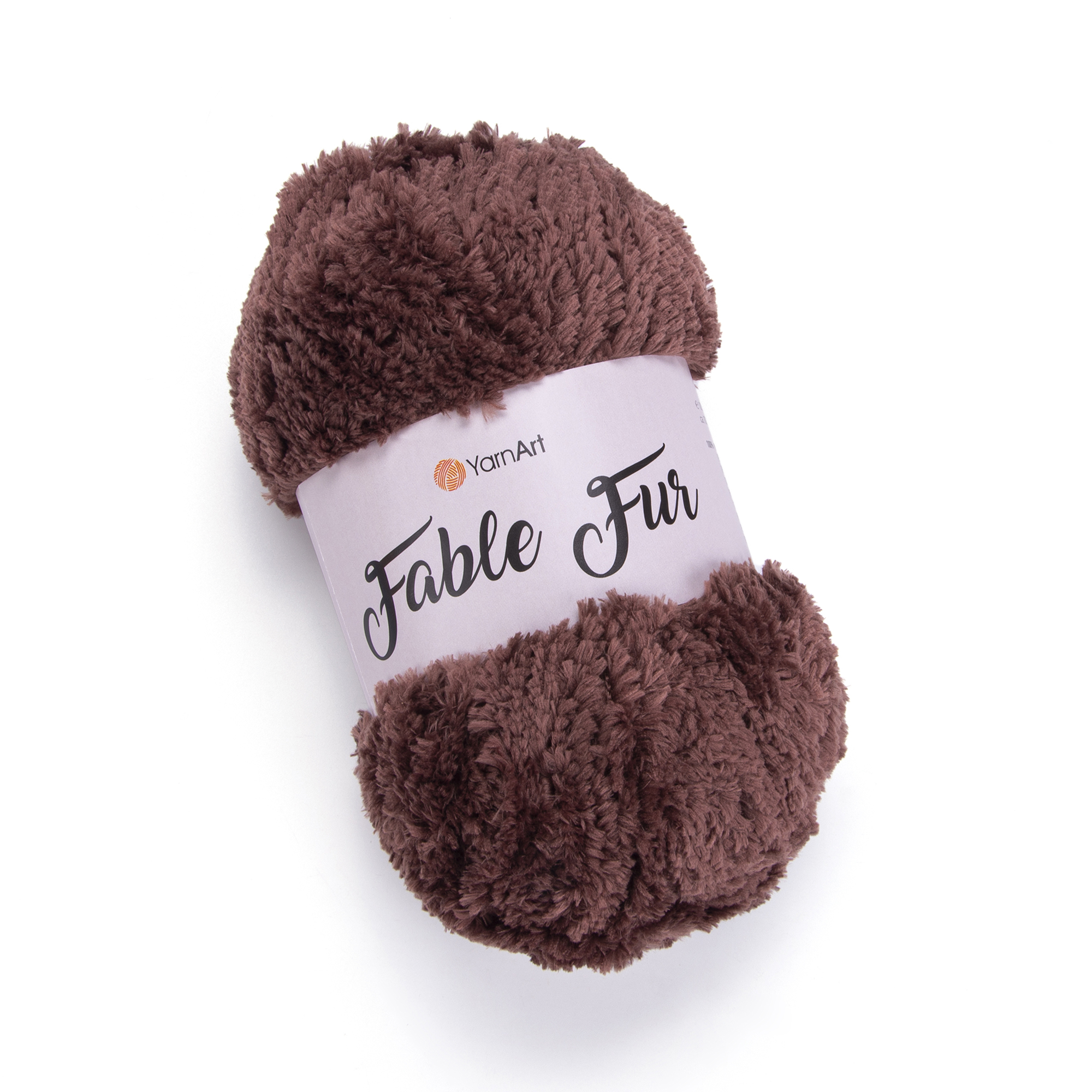 Fable Fur YarnArt - шоколад 986