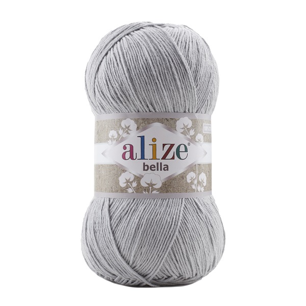 Bella 100 Alize - серый 21