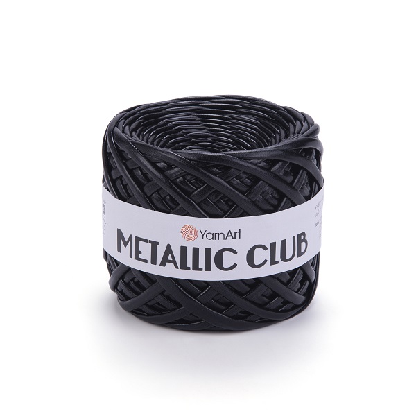 Metallic Club YarnArt - черный 8120