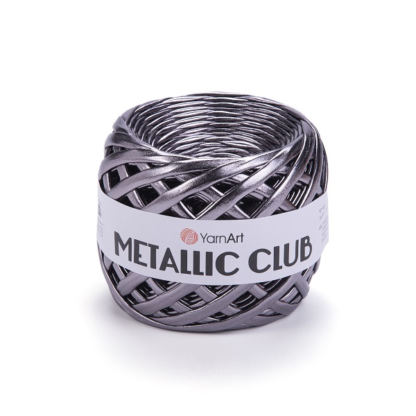 Metallic Club YarnArt - серый 8104